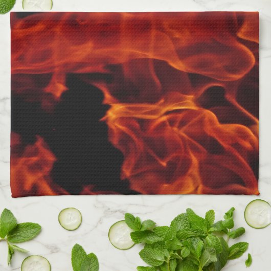 Linge De Cuisine Feu (Plié)