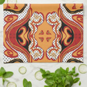 Linge De Cuisine Feu (Plié)