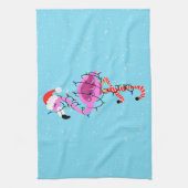 Linge De Cuisine Feu de Christmas (Vertical)