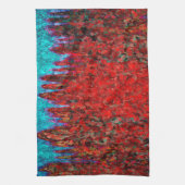 Linge De Cuisine Feu et texture de glace (Vertical)