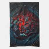 Linge De Cuisine Feu rouge d'enfer océanique (Vertical)