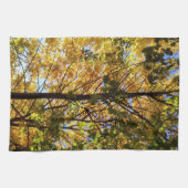 Linge De Cuisine Feuillage d'automne jaune et vert (Horizontal)