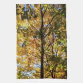 Linge De Cuisine Feuillage d'automne jaune et vert (Vertical)