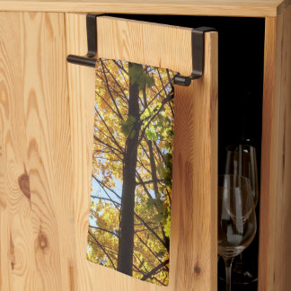 Linge De Cuisine Feuillage d'automne jaune et vert