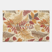 Linge De Cuisine Feuillages et baies d'automne - Tons chauds (Horizontal)