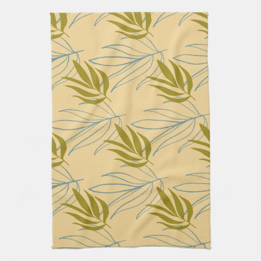 Linge De Cuisine Feuille (Vertical)