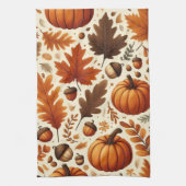Linge De Cuisine feuille/citrouille/cavernes Automne (Vertical)