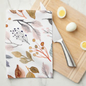 Linge De Cuisine feuille d'arbre (Quart Plié)