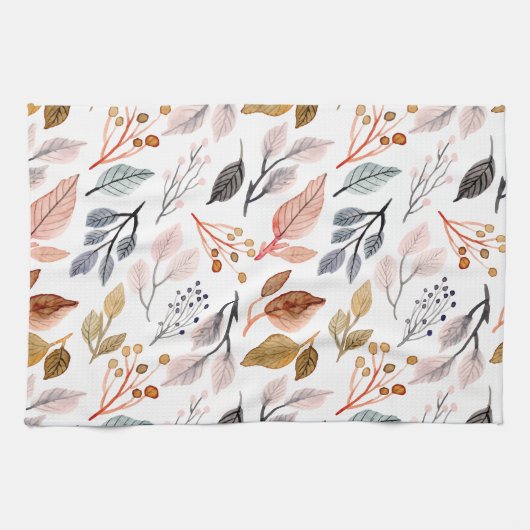 Linge De Cuisine feuille d'arbre (Horizontal)