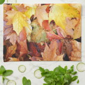 Linge De Cuisine Feuille d'automne (Plié)
