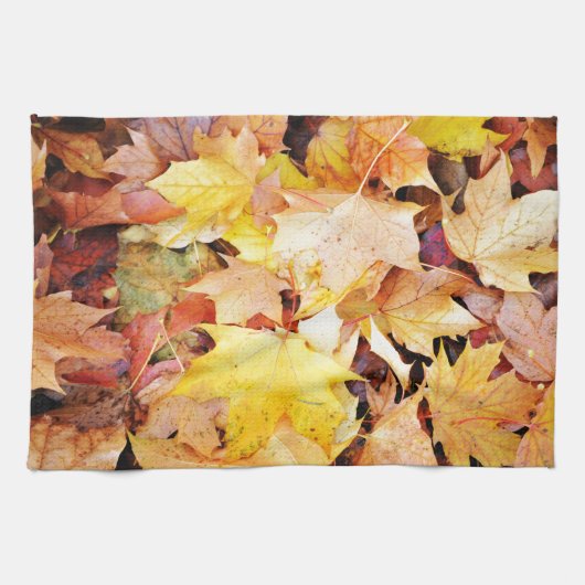 Linge De Cuisine Feuille d'automne (Horizontal)