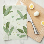 Linge De Cuisine Feuille de banane avec des triangles (Quart Plié)