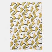 Linge De Cuisine Feuille de Gingko (Vertical)