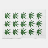 Linge De Cuisine Feuille de mauvaises herbes Verticale (Horizontal)