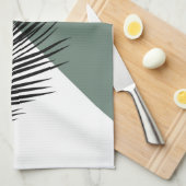 Linge De Cuisine Feuille de palme (Quart Plié)