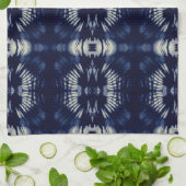 Linge De Cuisine Feuille de palme en bleu Delft (Plié)