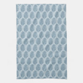 Linge De Cuisine Feuille de palmier bleu clair (Vertical)