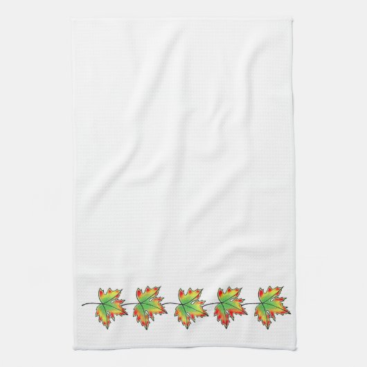 Linge De Cuisine Feuille d'érable (Vertical)