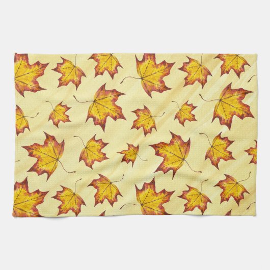 Linge De Cuisine Feuille d'érable (Horizontal)