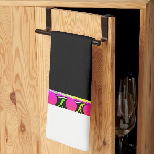 Linge De Cuisine Feuille embellie (Pliage en tiers)