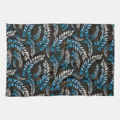 Linge De Cuisine Feuille florale (Horizontal)