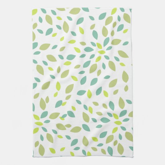 Linge De Cuisine Feuille (vert) (Vertical)