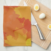 Linge De Cuisine Feuilles automnales (Quart Plié)
