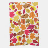 Linge De Cuisine Feuilles Automne Aux Couleurs Automnes (Vertical)