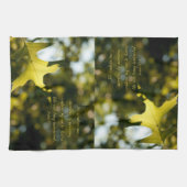 Linge De Cuisine Feuilles dans le verset de la lumière du soleil du (Horizontal)