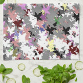 LINGE DE CUISINE FEUILLES D'ARBRE JOLIES (Plié)