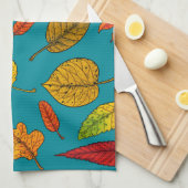 Linge De Cuisine Feuilles d'automne (Quart Plié)