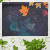 Linge De Cuisine Feuilles d'automne (Plié)
