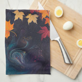 Linge De Cuisine Feuilles d'automne (Quart Plié)