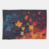 Linge De Cuisine Feuilles d'automne (Horizontal)