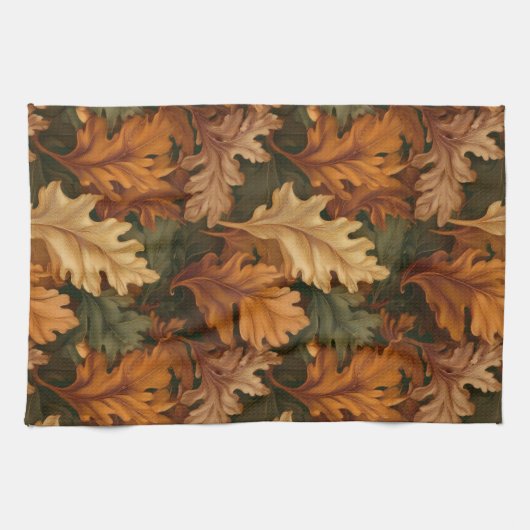 Linge De Cuisine Feuilles d'automne (Horizontal)