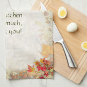 Linge De Cuisine Feuilles d'automne (Quart Plié)
