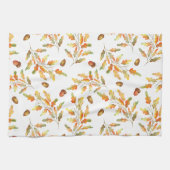 Linge De Cuisine Feuilles d'automne & Acorns à motifs (Horizontal)