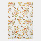 Linge De Cuisine Feuilles d'automne & Acorns à motifs (Vertical)
