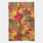 Linge De Cuisine Feuilles d'automne colorées (Vertical)