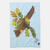 Linge De Cuisine Feuilles d'automne de Pine Marten (Vertical)