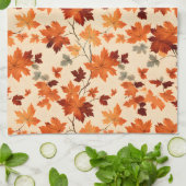 Linge De Cuisine Feuilles d'automne - Élégance automne douce (Plié)