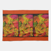 Linge De Cuisine Feuilles d'automne Grunge (Horizontal)