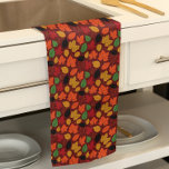 Linge De Cuisine Feuilles d'automne vibrantes Motif multicolores<br><div class="desc">Parfait pour les cadeaux d'automne et les occasions,  ce motif feuille plein de couleurs et de vibrations vous fera apprécier votre cuisine.</div>