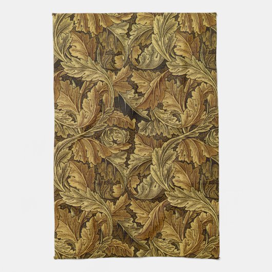 Linge De Cuisine Feuilles d'automne William Morris motif (Vertical)
