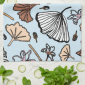 Linge De Cuisine Feuilles de Ginkgo (Plié)