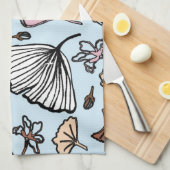 Linge De Cuisine Feuilles de Ginkgo (Quart Plié)