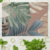 Linge De Cuisine Feuilles de jungle tropicale Monstera 2 (Plié)