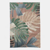 Linge De Cuisine Feuilles de jungle tropicale Monstera 2 (Vertical)