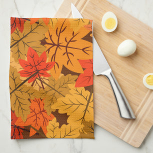 Linge De Cuisine Feuilles de l'érable automne