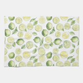 Linge De Cuisine Feuilles de limes vertes Fruit (Horizontal)